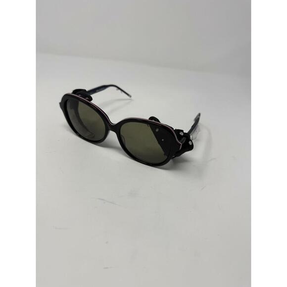 Thom Browne Unisex Black Novelty Oval Sunglasses One Size main image 4